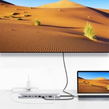 Hubify Samsung Dex Uyumlu 11-In-1 Usb-C Hub : S8, S9, S10, S20, Note8, Note9, NOTE10, NOTE20 Serileri ile Uyumludur.