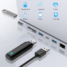 Hubify 11IN1 Usb-C Hub Thunderbolt-3 Çoklu Bağlantı Noktası Adaptörü : Apple Ipad Pro/air ile Uyumludur.