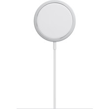 Başkenttekno Magsafe Charger Kablosuz Şarj Cihazı Kablosuz Şarj Aleti Iphone ve Tüm Telefonlarla Uyumlu