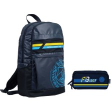 Bene Fenerbahçe Iki Bölmeli Okul Sırt ÇANTASI-3662 + Fenerbahçe Kalemlik -3645 2'li Set