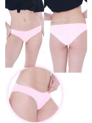 Parlingerie  Lazer Kesim Külot 3lü Set Pembe