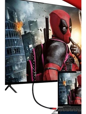 Demz Buffer® HDMI Kablosu Hdtv Bilgisayar Uydu Görüntü Ses Full Hd Sargılı Görüntü Aktarma Kablosu