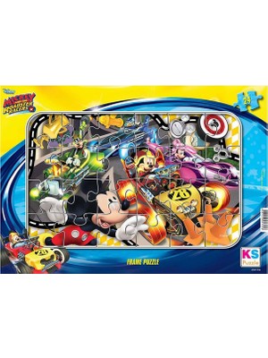 Disney Mickey And The Roaster Racers 24 Parça Frame Puzzle