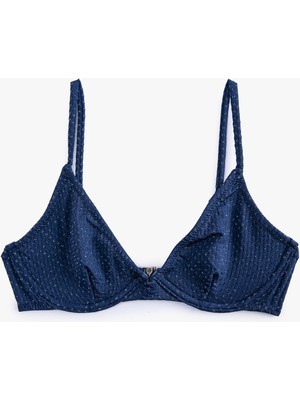 Koton Simli Bikini Üstü Balenli Ince Askılı