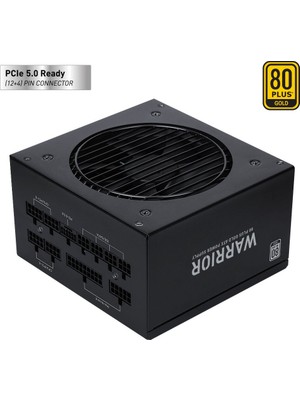 PowerBoost BST-ATX1200GF1 WARRIOR 1200w 80+ GOLD PCI-E Gen 5.0 Full Modüler Fanlı ATX PSU (JPSU-BST-ATXW1200GF1)