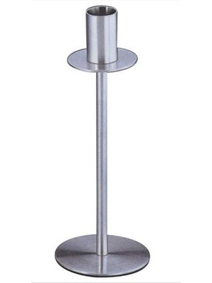 Biradlı Ayaklı Çelik Mumluk 22 cm