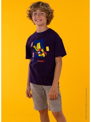 Haribo Baskılı  Kız Çocuk T-Shirt HRBTXT108