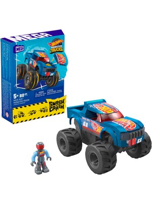 MEGA Hot Wheels® Smash N Crash Monster Truck, 5 yaş ve üzeri, HMM49
