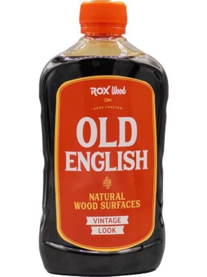 Rox Wood 500 ml Old English Antik Ahşap Yağı Vintage Görünüm İçin Koruyucu Yağ