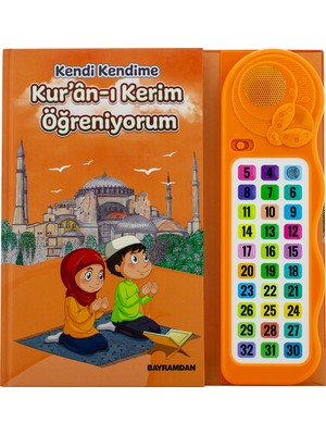 Bayramdan Kendi Kendime 10 Saat’de Kuran Öğreniyorum Sesli Cihazlı Kitap Turuncu