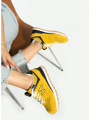 Hammer Jack Kolombiya Sarı Siyah  Kadın Spor Ayakkabı 101 23538-Z