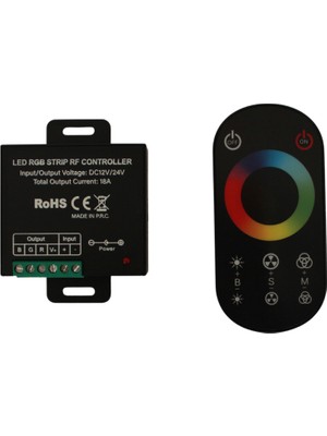 Hazar Led Slim Dokunmatik (Touch) Rgb LED Kontrol Devresi 12-24 Volt