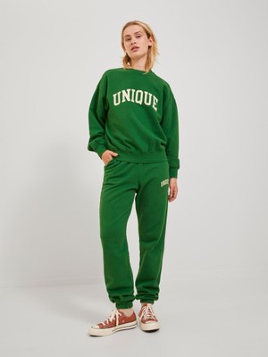 JJXX Jxjada Soft Loose Ls Sweat Swt Sn Kadın Yeşil Sweatshirt 12244363-Green