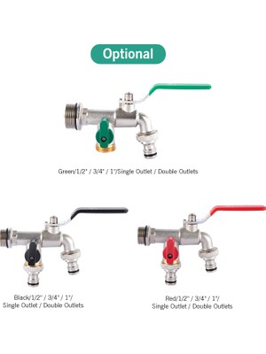 Gahome Çift Dokunma 3/4 Inç ve 1 * 3/4 Inç Çıkış, Kalınlaştırılmış (Yurt Dışından)