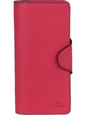 Bueno Shoes Fuşya Koyu Deri Kadın Cüzdan 01WC2001
