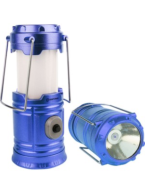 DEMPOWER Kamp Feneri Lamba Solar Güneş Enerjili Şarjlı LED Lacivert Renk