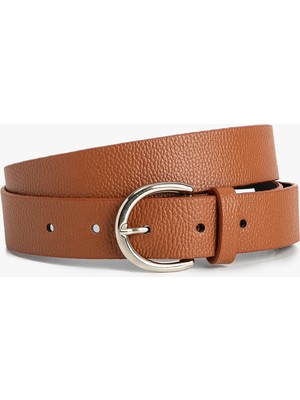 Koton Kemer Deri Görünümlü Metal Tokalı