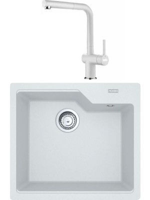 Franke Urban Ubg 610-56 Bianco Granit Evye Active Plus Doccia 2.0 Batarya Set