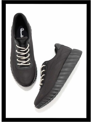 Bambi Siyah Paraşüt  Kadın Sneaker K01179090067