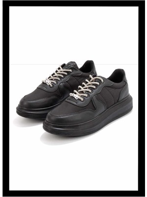 Bambi Siyah Paraşüt  Kadın Sneaker K01179811167