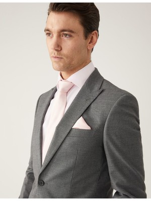 Marks & Spencer Slim Fit Sharkskin Ceket