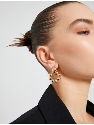 Koton Sallantılı Küpe Geometrik Şekilli