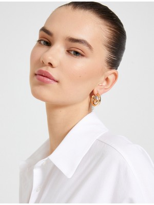 Koton Küpe Geometrik Şekilli