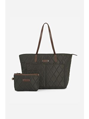 Barbour Quilted Tote Çanta OL71 Olive