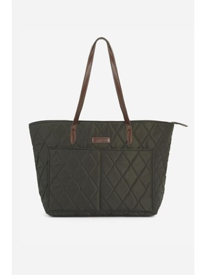 Barbour Quilted Tote Çanta OL71 Olive