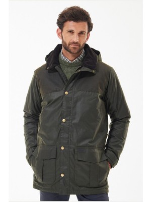 Barbour Ollerton Yağlı Ceket OL99 Archive Olive