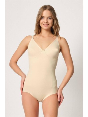 Emay Ten Balenli Double Boy Slip Lazer Korse