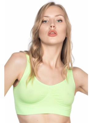 Emay Yeşil Soft Kalın Askı Büstiyer