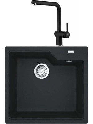 Franke Urban Ubg 610-56 Nero Granit Evye Active Plus Doccia 2.0 Batarya Set