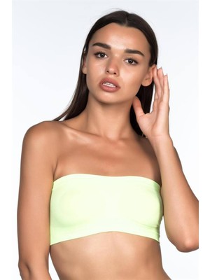 Emay Yeşil Soft Straplez Büstiyer