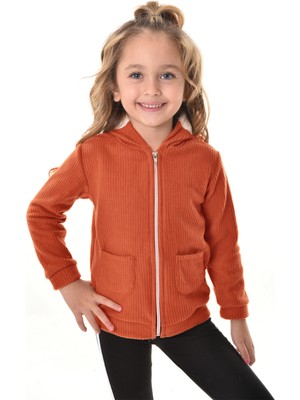 E Çocuk Tavşan Şapkalı Cepli Sweatshırt ECCK-SWT-PNGM-225616