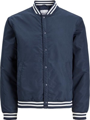 Jack & Jones Jjwarrıor College Bomber Erkek Lacivert Mont 12243232-Navy