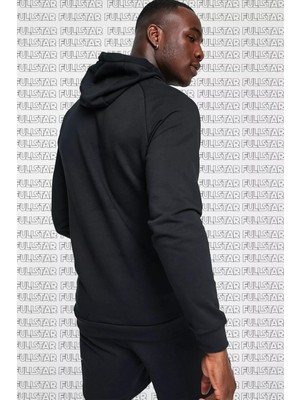 Nike Therma Fit Pullover Hoodie Big Swoosh Kapüşonlu Termal Siyah Erkek Sweatshirt