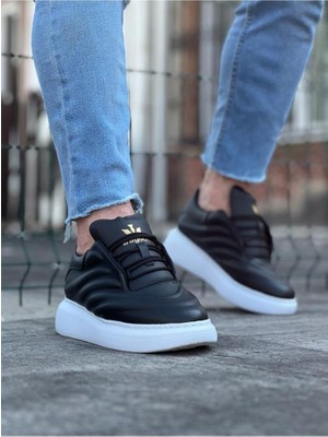 Bpm Wagoon WG094 Siyah Cilt Erkek Casual Ayakkabı