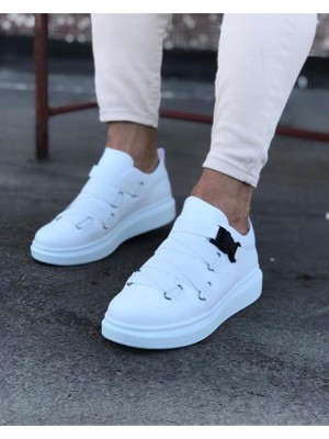 Bpm Wagoon WG033 Beyaz Erkek Yüksek Taban  Ayakkabı