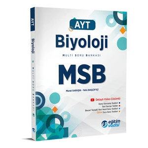 Eğitim Vadisi Yayınları AYT MSB Biyoloji