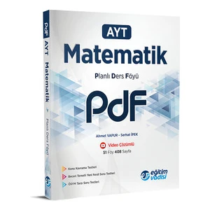 Eğitim Vadisi Yayınları AYT PDF Matematik