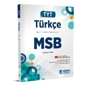 Eğitim Vadisi Yayınları TYT MSB Türkçe