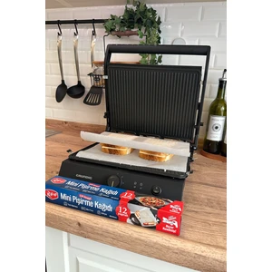 Kesilmiş Mini Pişirme Kağıdı Airfryer - Tost Makinesi - Mini Fırın uyumlu 12 Yaprak x 4 Kutu