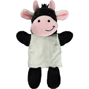Oyuncak El Kuklası Inek Siyah