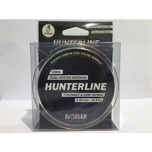 Hunterlıne 0,50mm - 34,8kg 100m Fluorocarbon Köstek Misinası