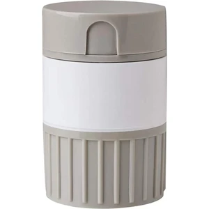 Megs Drummer Gahome 4'ü 1 Arada Taşınabilir Ilaç Hap Kesici Saklama Kabı - Gri (Yurt Dışından)