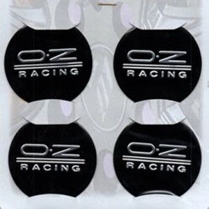 Peak Shine Oz Racing Siyah Alüminyum Yapıştırma Jant Göbeği 4lü 60MM