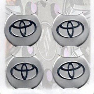 Peak Shine Toyota Gri Alüminyum Yapıştırma Jant Göbeği 4lü 60MM