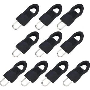 10 Çıkarılabilir Fermuarlı Fermuar Etiketleriımı Sekmesi 3.4x1.4cm 3.4x1.4cm (Yurt Dışından)