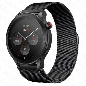 Cover Center  Aksesuar Dünyası Honor Magic Watch 2 42MM / Oppo Realme Wach 36MM Rma 161 / Amazfit Bip 3-Bip 3 Pro Uyumlu 20MM Metal Hasır Kordon